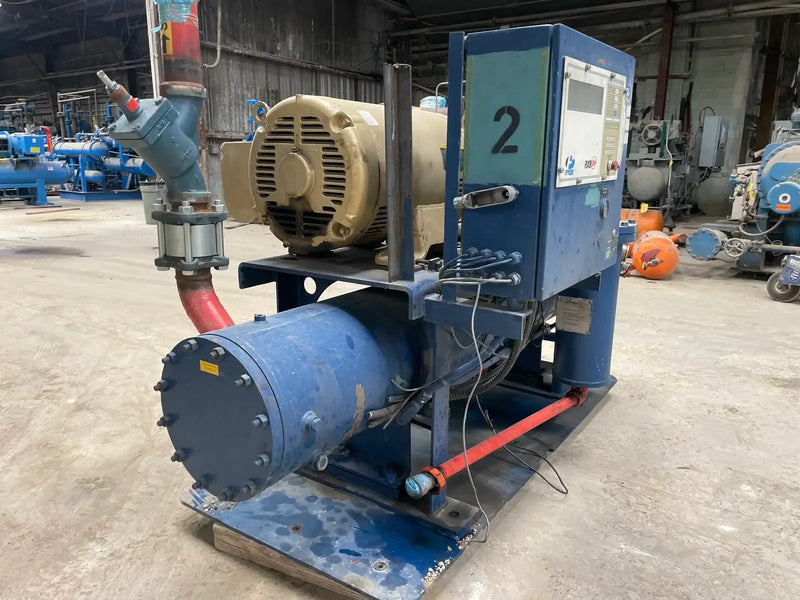 Frick RXB-50 Rotary Screw Compressor Package (Frick XJS120S, 125 HP 460 V, Micro Control Panel)