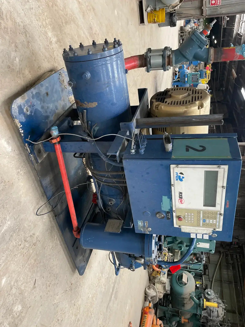 Frick RXB-50 Rotary Screw Compressor Package (Frick XJS120S, 125 HP 460 V, Micro Control Panel)