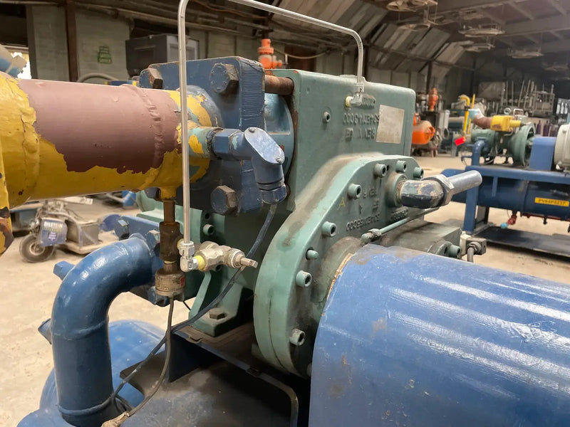 Frick RXB-50 Rotary Screw Compressor Package (Frick XJS120S, 125 HP 460 V, Micro Control Panel)