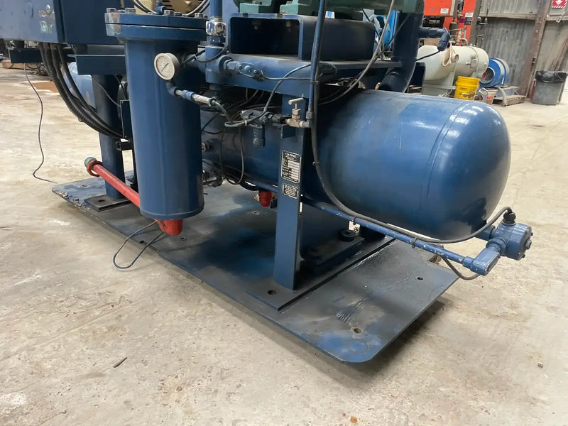 Frick RXB-50 Rotary Screw Compressor Package (Frick XJS120S, 125 HP 460 V, Micro Control Panel)