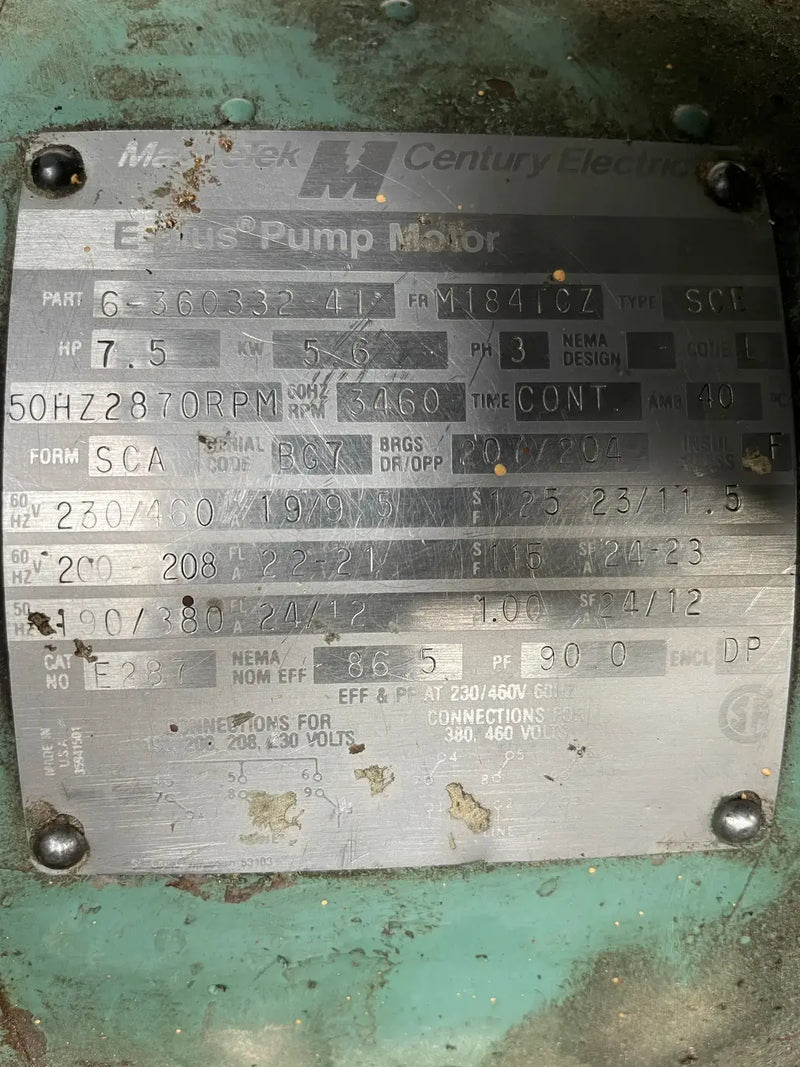Magnetek E-Plus Pump (7.5 HP, 140 GPM Max)