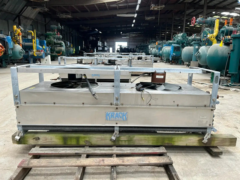 Krack BTR28-HG-RBA Ammonia Evaporator Coil - 2.75  TR, 2 Fans (Low Temperature)