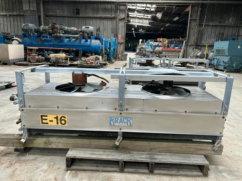 Krack BTR28-HG-RBA Ammonia Evaporator Coil - 2.75  TR, 2 Fans (Low Temperature)