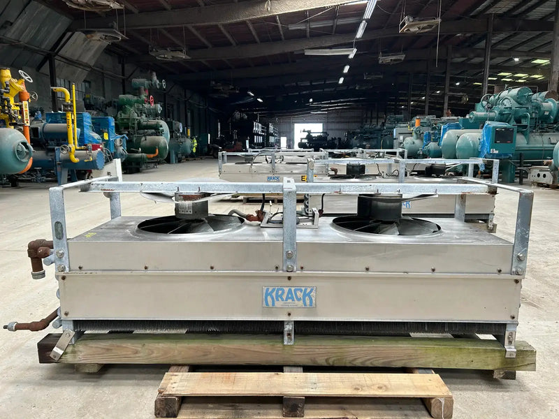 Krack BTR28-HG-RBA Ammonia Evaporator Coil - 2.75 TR, 2 Fans (Low Temperature)
