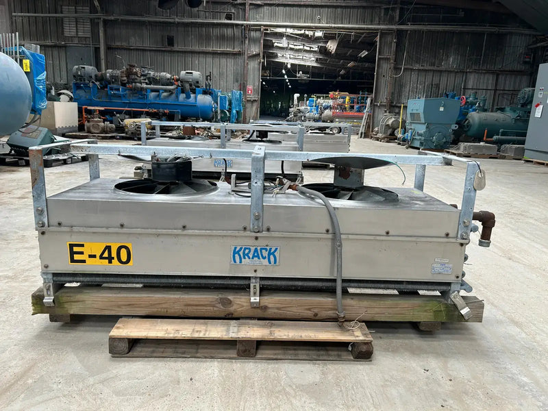 Krack BTR28-HG-RBA Ammonia Evaporator Coil - 2.75 TR, 2 Fans (Low Temperature)
