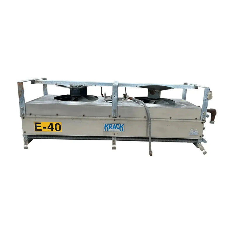 Serpentín evaporador de amoníaco Krack BTR28-HG-RBA - 2,75 TR, 2 ventiladores (baja temperatura)