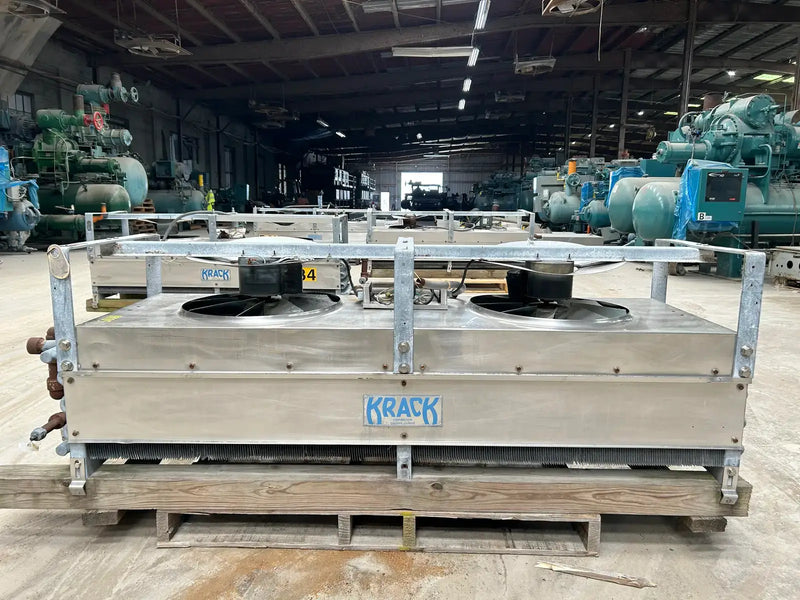 Krack BTR28-HG-RBA Ammonia Evaporator Coil -  2.75 TR, 2 Fans (Low Temperature)