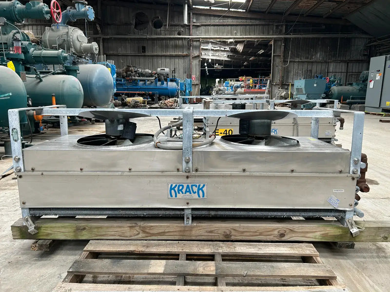 Krack BTR28-HG-RBA Ammonia Evaporator Coil -  2.75 TR, 2 Fans (Low Temperature)
