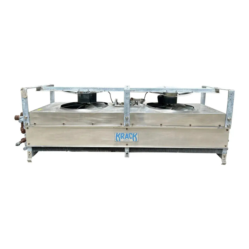 Serpentín evaporador de amoníaco Krack BTR28-HG-RBA - 2,75 TR, 2 ventiladores (baja temperatura)