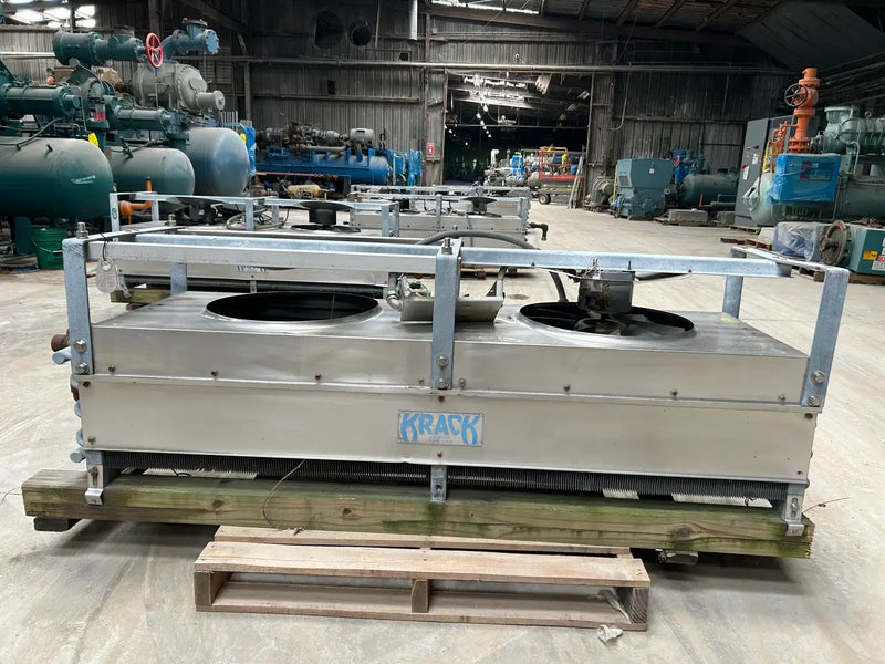 Krack BTR28-HG-RBA Ammonia Evaporator Coil - 2.75 TR, 2 Fans (Low Temperature)