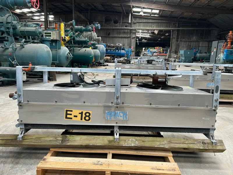 Krack BTR28-HG-RBA Ammonia Evaporator Coil - 2.75 TR, 2 Fans (Low Temperature)