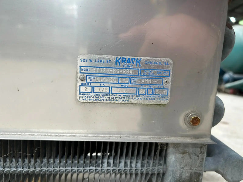 Krack BTR28-HG-RBA Ammonia Evaporator Coil - 2.75 TR, 2 Fans (Low Temperature)