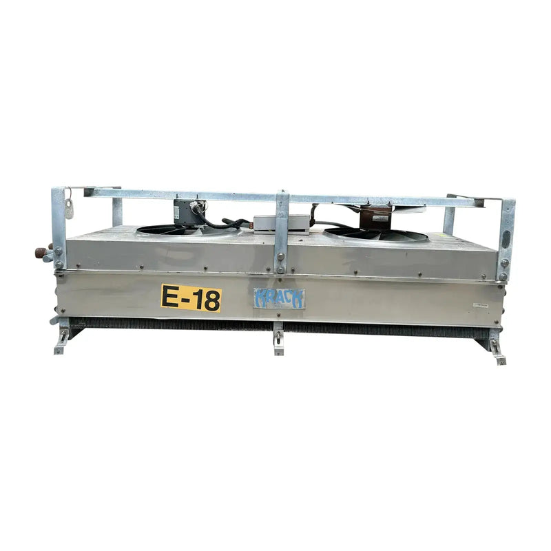 Serpentín evaporador de amoníaco Krack BTR28-HG-RBA - 2,75 TR, 2 ventiladores (baja temperatura)