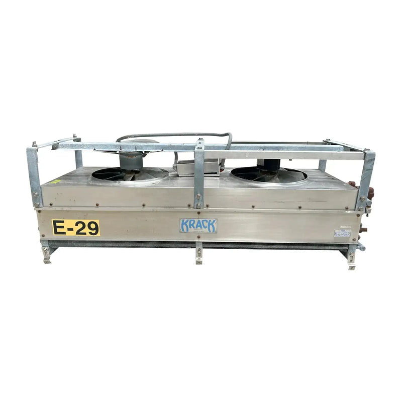 Serpentín evaporador de amoníaco Krack BTR28-HG-RBA - 2,75 TR, 2 ventiladores (baja temperatura)