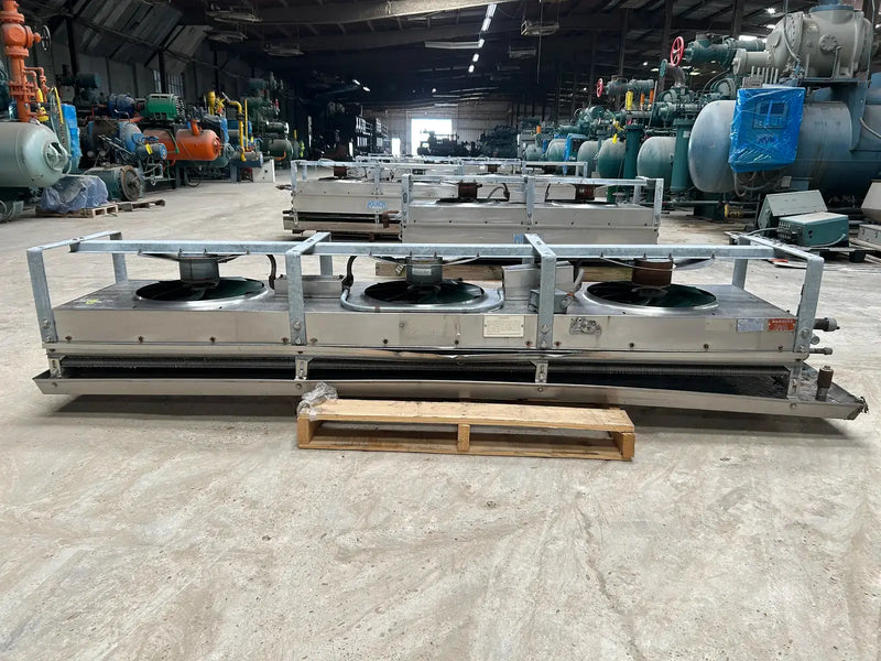 Krack BTRS-34-RBA-HGU Ammonia Evaporator Coil - 2.75 TR, 3 Fans (Low Temperature)