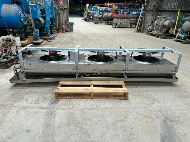 Krack BTRS-34-RBA-HGU Ammonia Evaporator Coil - 2.75 TR, 3 Fans (Low Temperature)