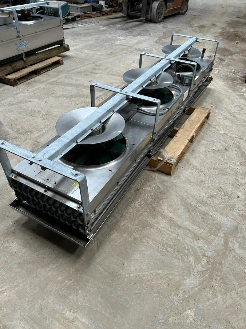 Krack BTRS-34-RBA-HGU Ammonia Evaporator Coil - 2.75 TR, 3 Fans (Low Temperature)