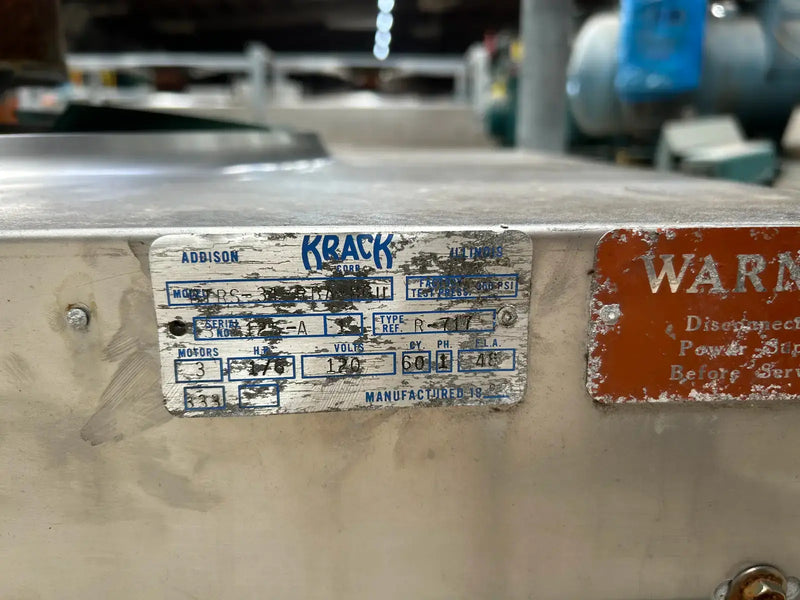 Krack BTRS-34-RBA-HGU Ammonia Evaporator Coil - 2.75 TR, 3 Fans (Low Temperature)