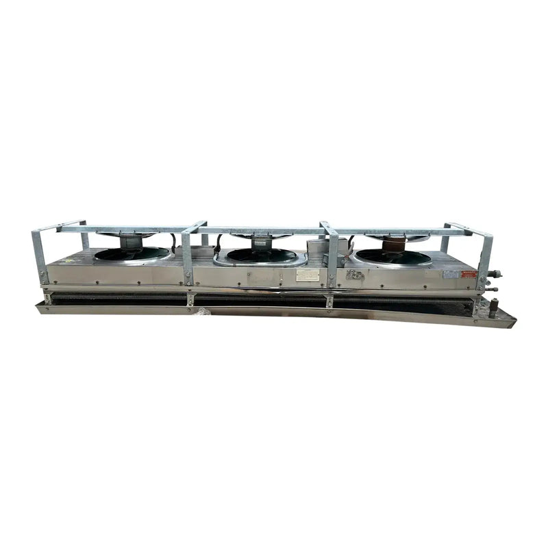 Serpentín evaporador de amoníaco Krack BTRS-34-RBA-HGU - 2,75 TR, 3 ventiladores (baja temperatura)