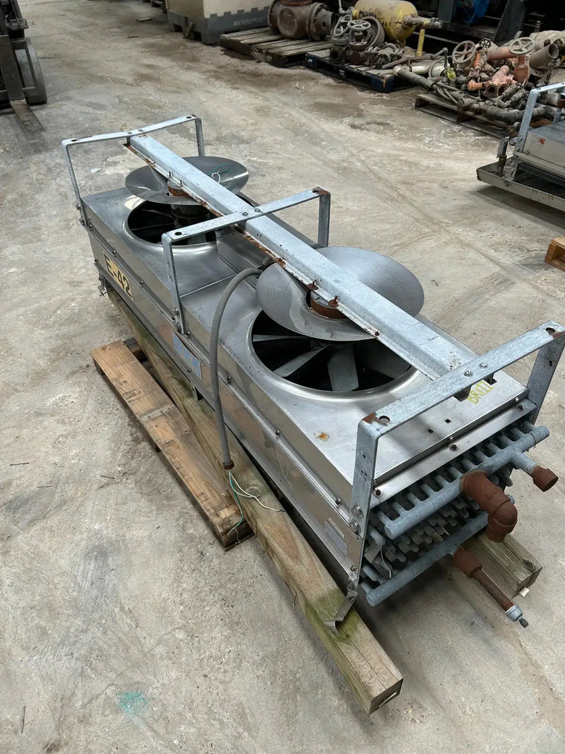 Krack BTR28-HG-RBA Ammonia Evaporator Coil -  2.75 TR, 2 Fans (Low Temperature)