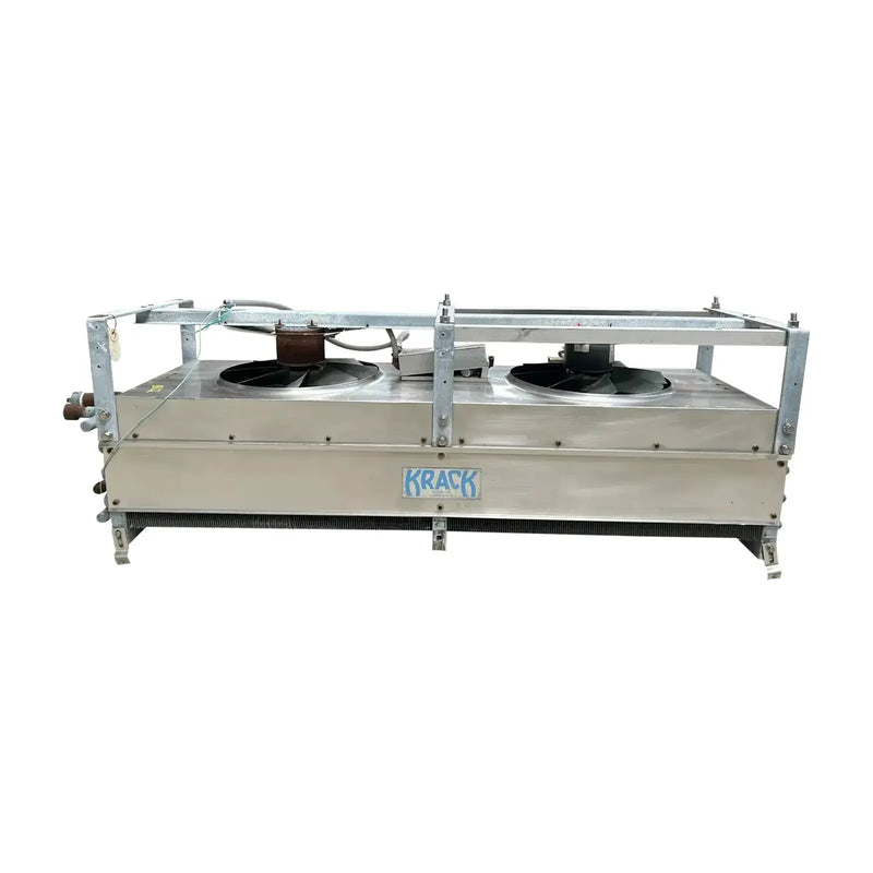 Serpentín evaporador de amoníaco Krack BTR28-HG-RBA - 2,75 TR, 2 ventiladores (baja temperatura)