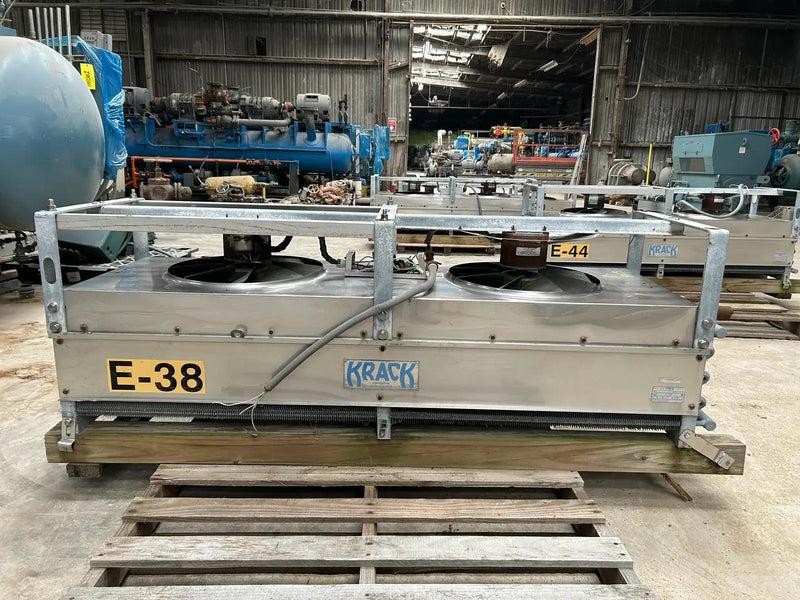Krack BTR28-HG-RHA Ammonia Evaporator Coil - 2.75 TR, 2 Fans (Low Temperature)