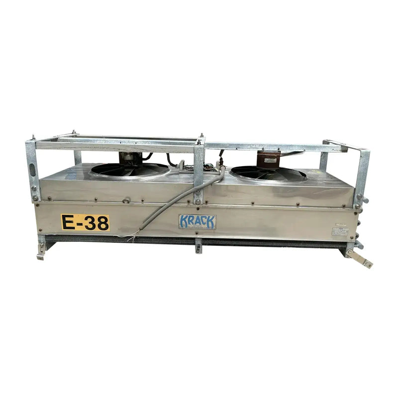 Serpentín evaporador de amoníaco Krack BTR28-HG-RHA - 2,75 TR, 2 ventiladores (baja temperatura)