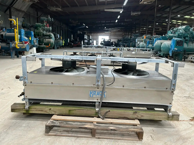 Krack BTR28-HG-RBA Ammonia Evaporator Coil-  2.75 TR, 2 Fans (Low Temperature)