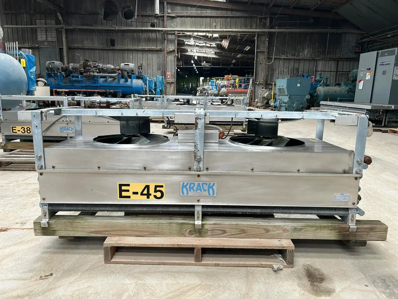 Krack BTR28-HG-RBA Ammonia Evaporator Coil-  2.75 TR, 2 Fans (Low Temperature)