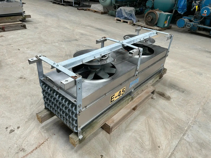 Krack BTR28-HG-RBA Ammonia Evaporator Coil-  2.75 TR, 2 Fans (Low Temperature)