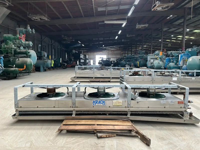 Krack BTRS-34-RBA-HGU Ammonia Evaporator Coil - 2.95  TR, 3 Fans (Low Temperature)