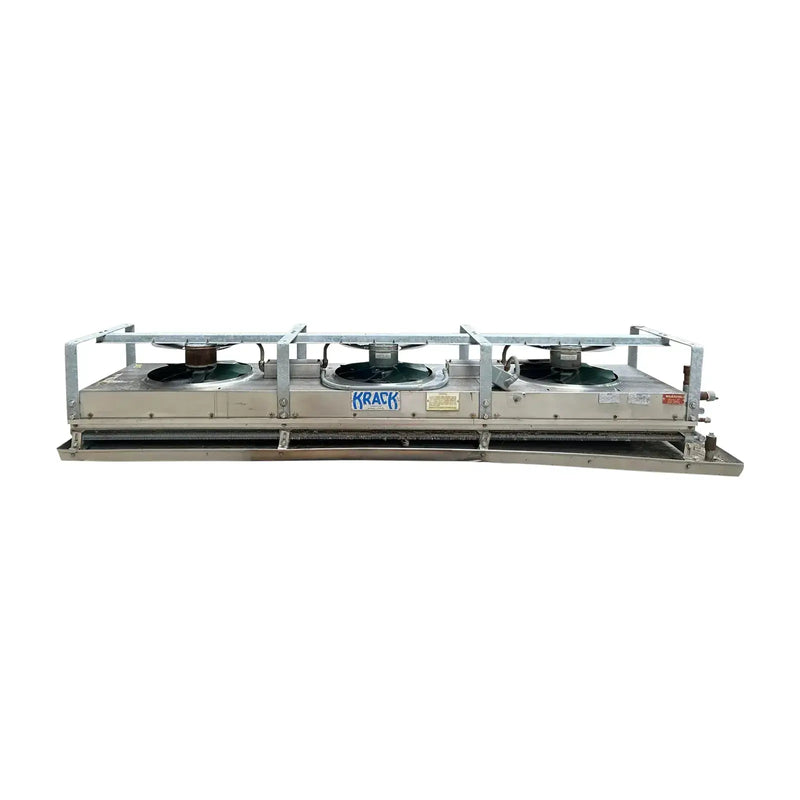Serpentín evaporador de amoníaco Krack BTRS-34-RBA-HGU - 2,95 TR, 3 ventiladores (baja temperatura)