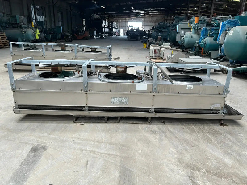 Krack BTRS-38-RTA-A Ammonia Evaporator Coil - 4.12 TR, 3 Fans (Low Temperature)