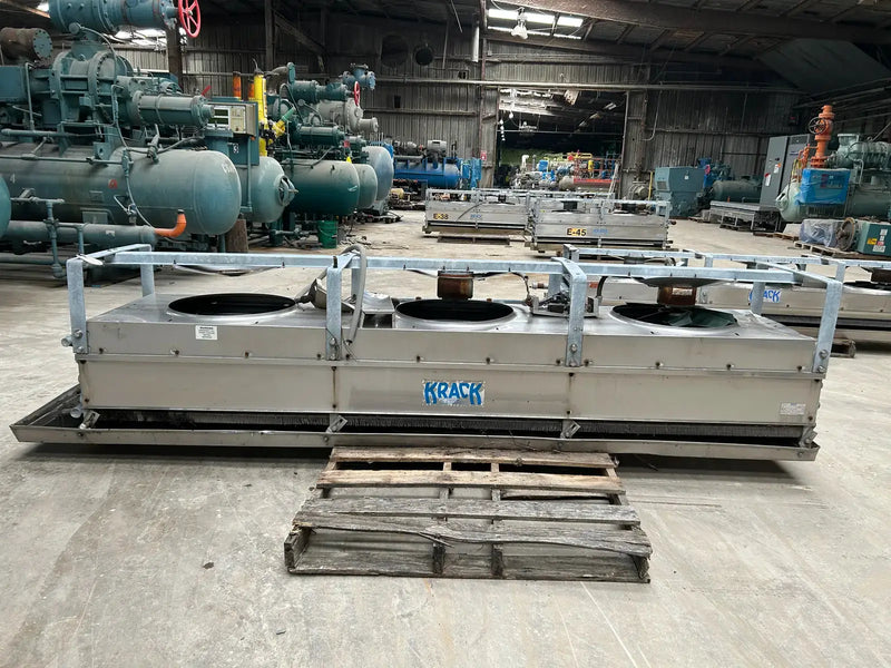 Krack BTRS-38-RTA-A Ammonia Evaporator Coil - 4.12 TR, 3 Fans (Low Temperature)
