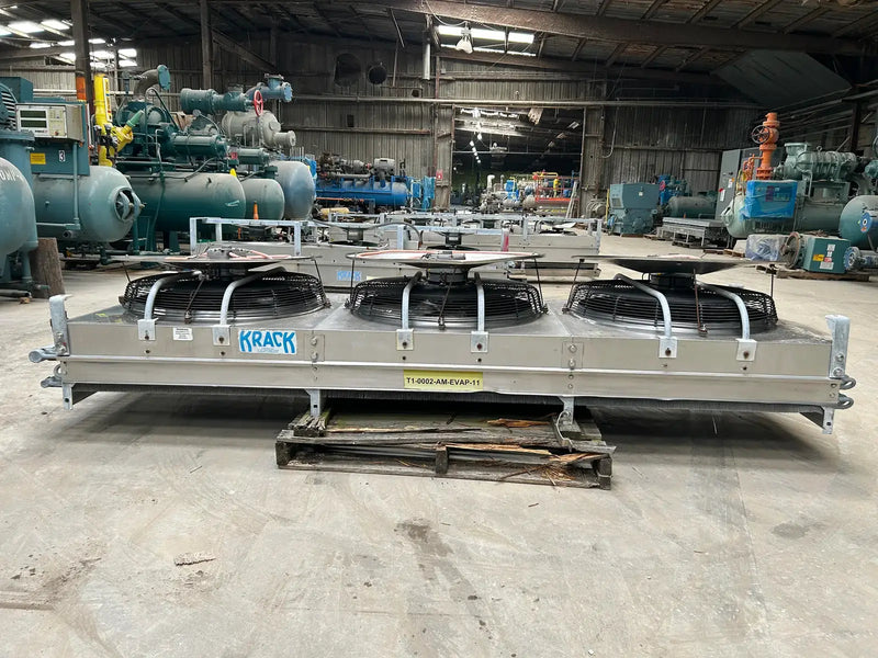 Krack Ammonia Evaporator Coil - 3 Fans (Low Temperature)