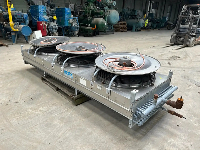 Krack Ammonia Evaporator Coil - 3 Fans (Low Temperature)