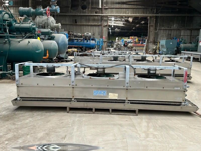 Krack BTRS-38-RTA Ammonia Evaporator Coil - 4.12 TR, 3 Fans (Low Temperature)
