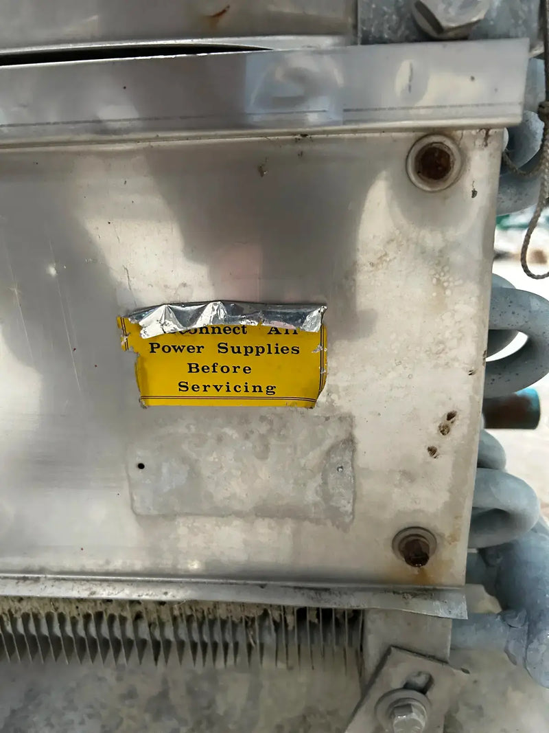 Frick BTRS-38-RTA Ammonia Evaporator Coil-  4.12 TR, 3 Fans (Low Temperature)