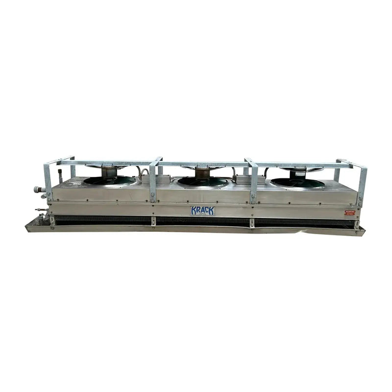 Serpentín evaporador de amoníaco Krack BTRS-36-RBA-HGU - 3,6 TR, 3 ventiladores (baja temperatura)