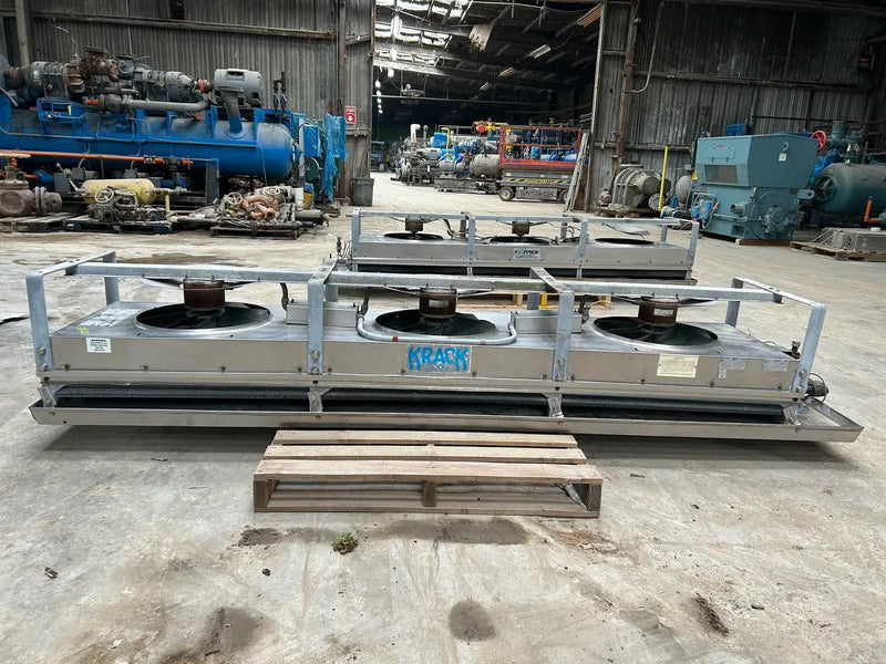 Krack BTRS24-DXA-A Ammonia Evaporator Coil -  2.5 TR, 3 Fans (Low Temperature)
