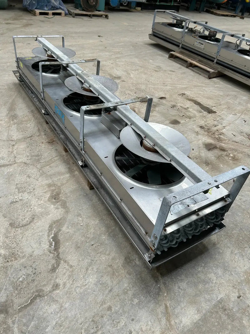 Krack BTRS24-DXA-A Ammonia Evaporator Coil -  2.5 TR, 3 Fans (Low Temperature)