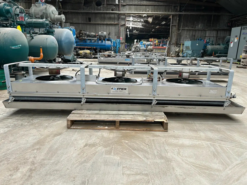 Frick BTR34-DXA Ammonia Evaporator Coil -  2.5 TR, 3 Fans (Low Temperature)