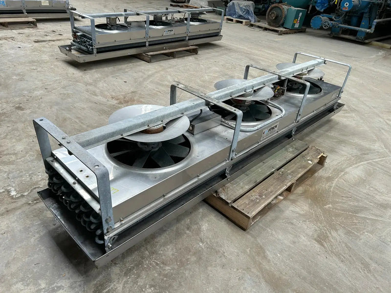 Frick BTR34-DXA Ammonia Evaporator Coil -  2.5 TR, 3 Fans (Low Temperature)