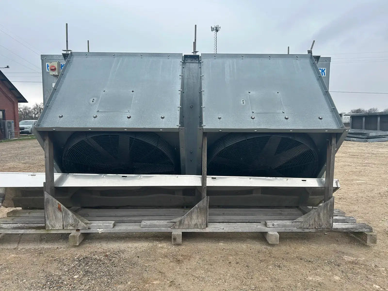 Krack PFDA2S-5310-4-1.5-RBA-HGP-LH-2 Ammonia Evaporator Coil -  23.6 TR, 2 Fans (Low Temperature)