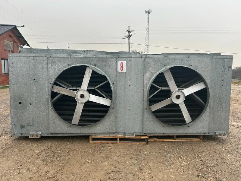 Krack PCS2S-5610-3-1.5-RBA-HGU-LH Ammonia Evaporator Coil - 21.58 TR, 2 Fans (Low Temperature)