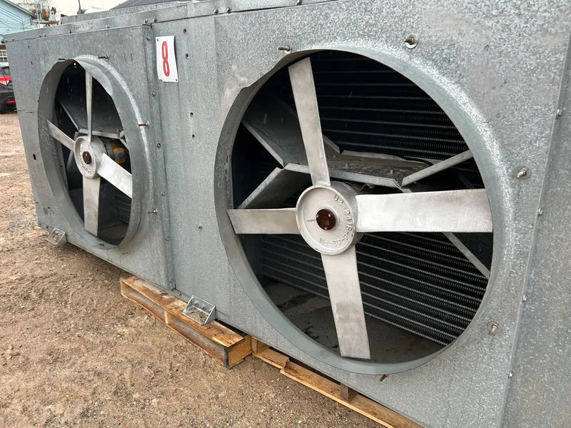 Krack PCS2S-5610-3-1.5-RBA-HGU-LH Ammonia Evaporator Coil - 21.58 TR, 2 Fans (Low Temperature)