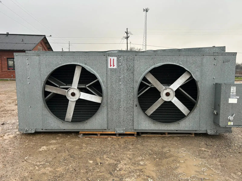 Krack PCS2S-5610-3-1-1.5-RBA-HGU-LH Ammonia Evaporator Coil - 21.58 TR, 2 Fans (Low Temperature)