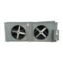 Serpentín evaporador de amoníaco Krack PCS2S-5610-3-1-1.5-RBA-HGU-LH - 21.58 TR, 2 ventiladores (baja temperatura)
