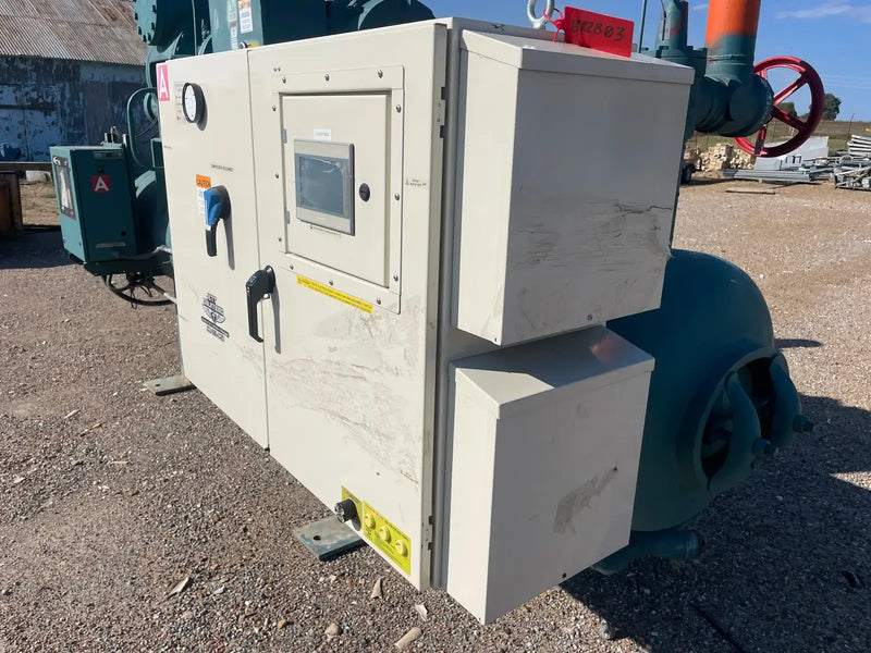 Frick RWF-222 B Rotary Screw Compressor Package (Frick SGC2317, 175 HP 460 V, Frick Quantum HD Control Panel)