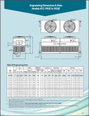Evapco ATC-1284E-1G Evaporative Condenser ( 642 Nominal Tons, 2 Motors, 1 Tower Unit)